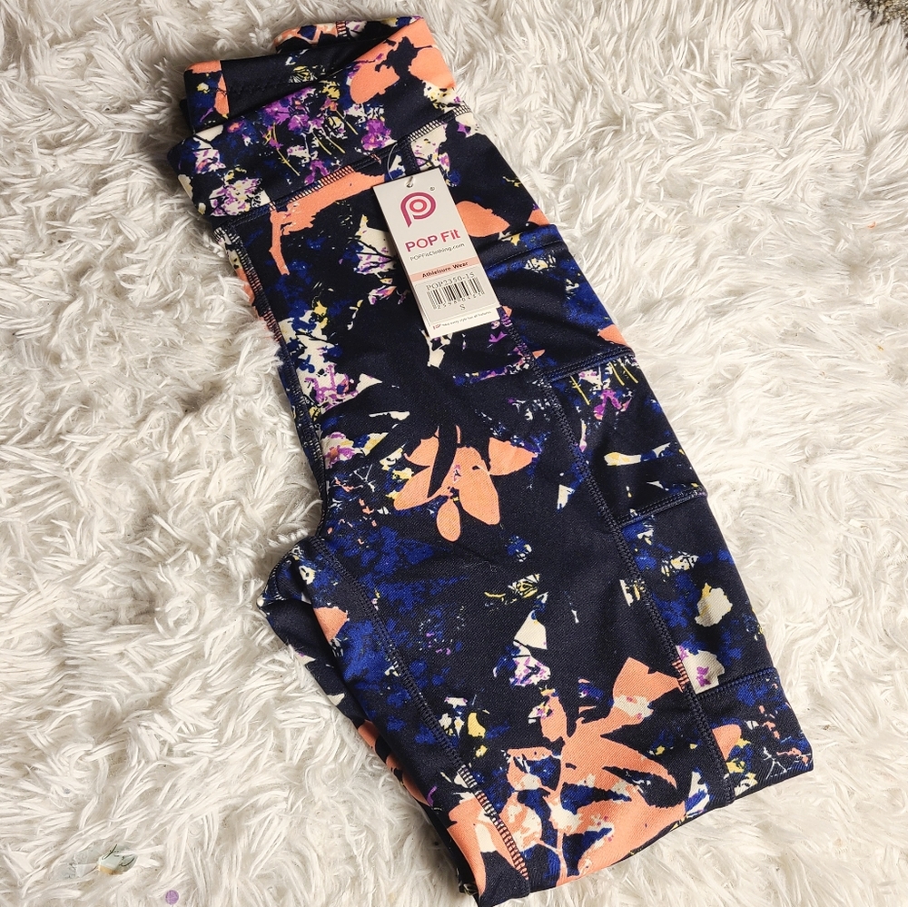 Popfit High Waist Leggings with pockets active wear